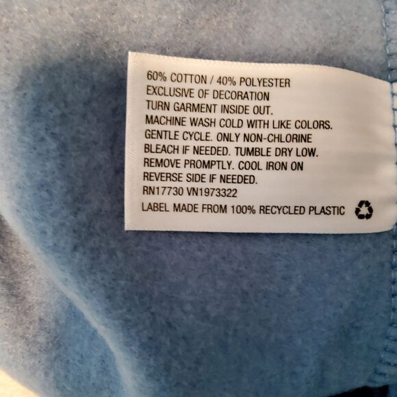 Wild Fable Blue Hoodie With Rhinestones Embellishment Size M Cotton/Polyester - Picture 8 of 12